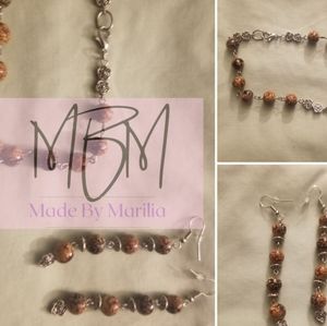 Handmade Bracelet and Earrings set